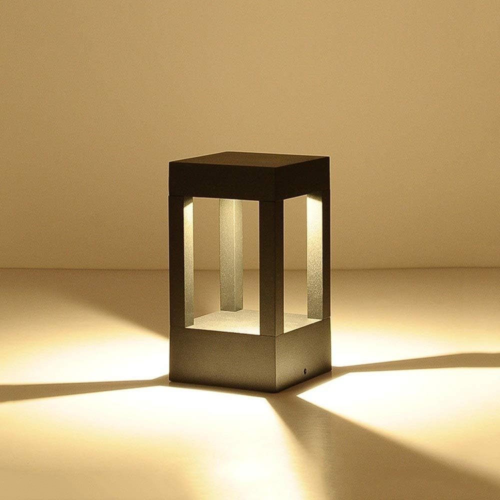 APPLIQUE CARRE BOLOGNE LED 6W NOIRE 6500K ABB-06N 