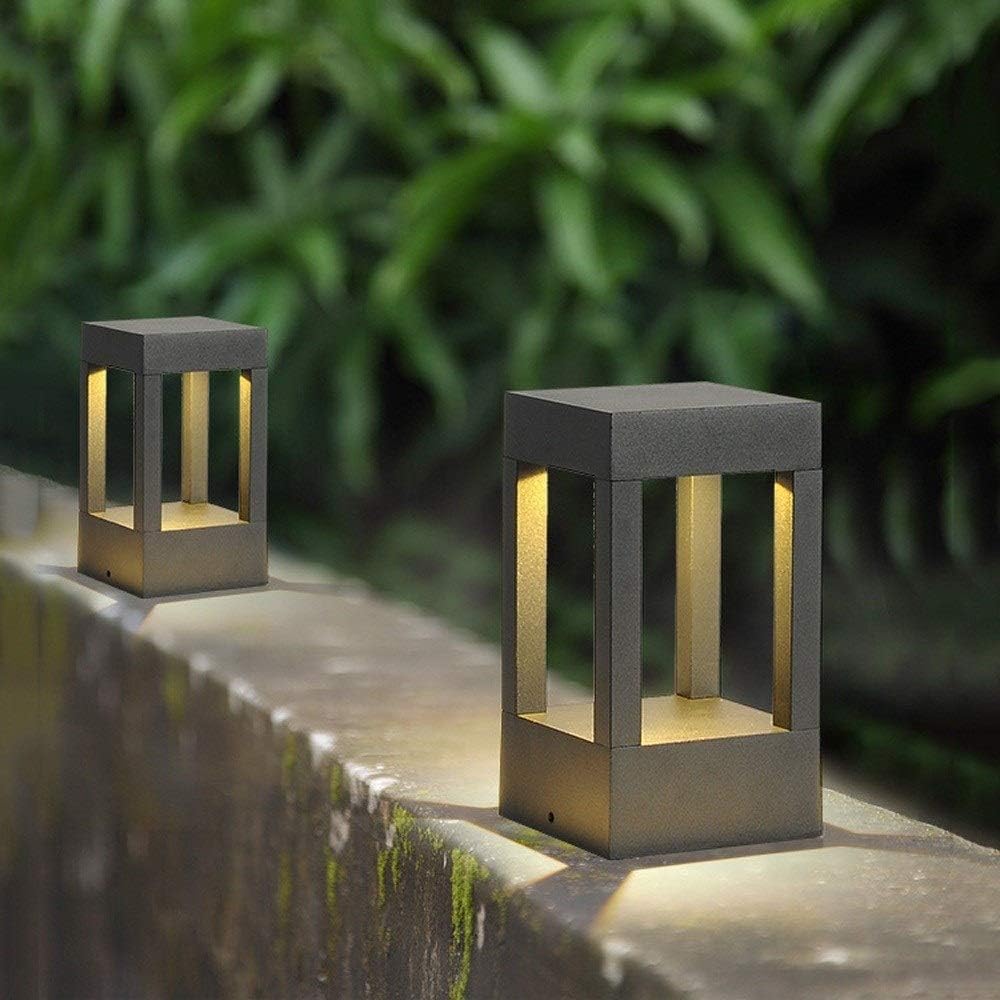 APPLIQUE CARRE BOLOGNE LED 6W NOIRE 6500K ABB-06N