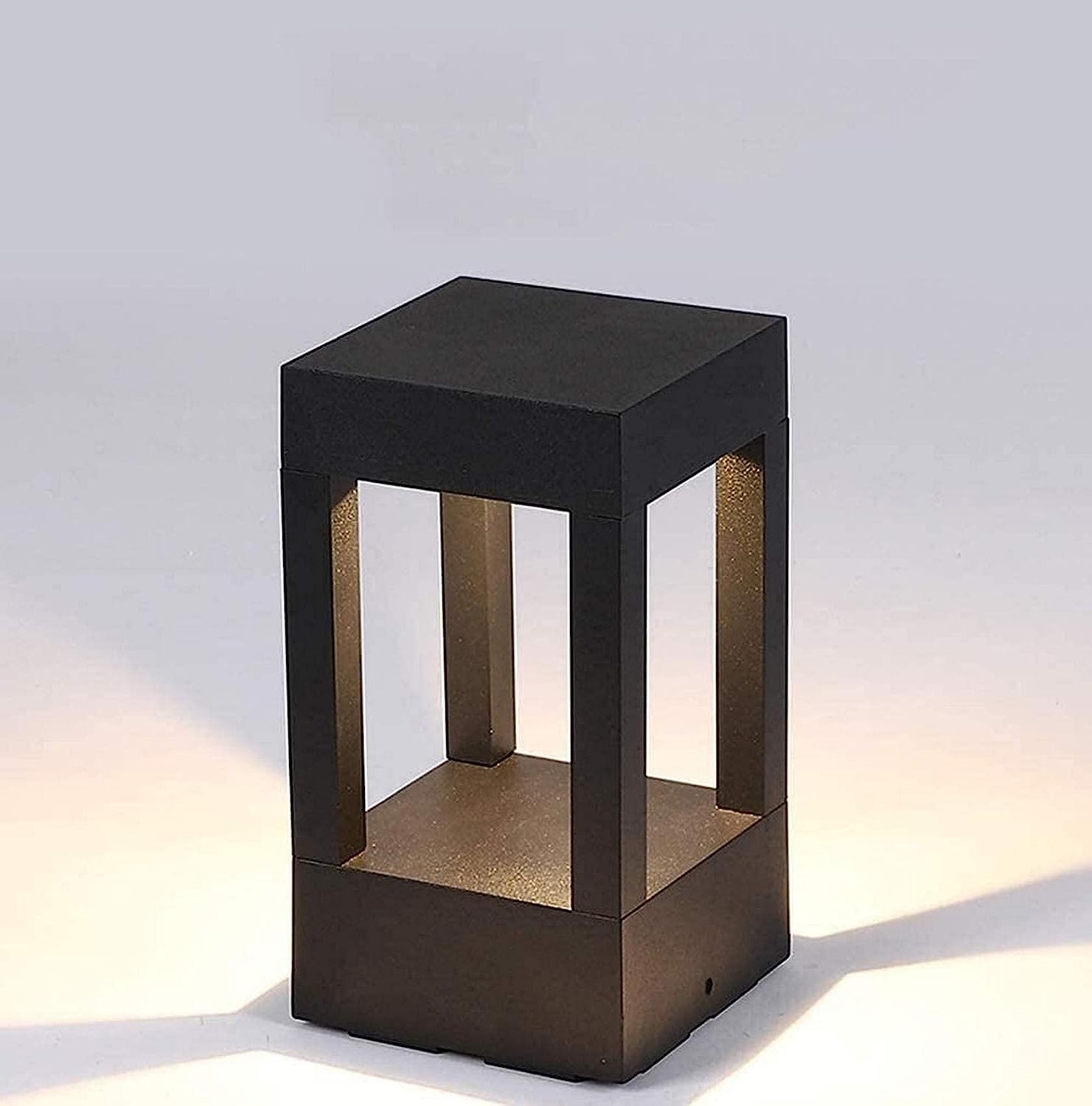 APPLIQUE CARRE BOLOGNE LED 6W NOIRE 6500K ABB-06N