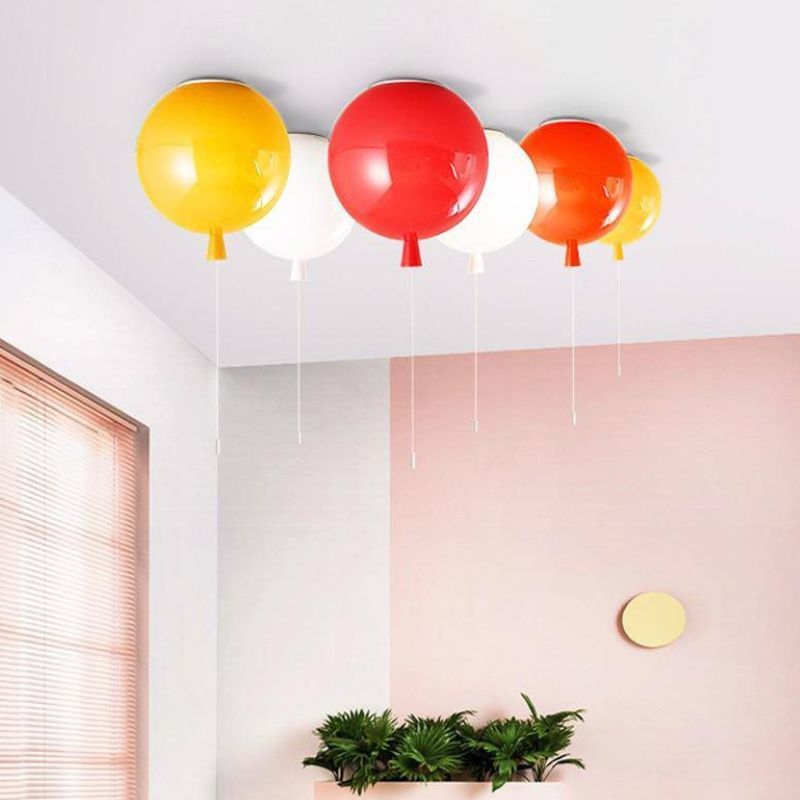 BALLON MURALE PS 250MM E27 ORANGE 