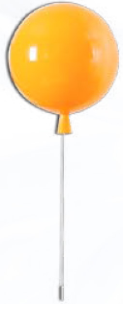 BALLON MURALE PS 250MM E27 BLEU 