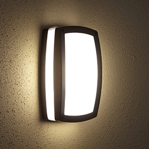 APPLIQUE COLOGNE LED 8W SIMPLE 290 X 180MM NOIRE 4000K