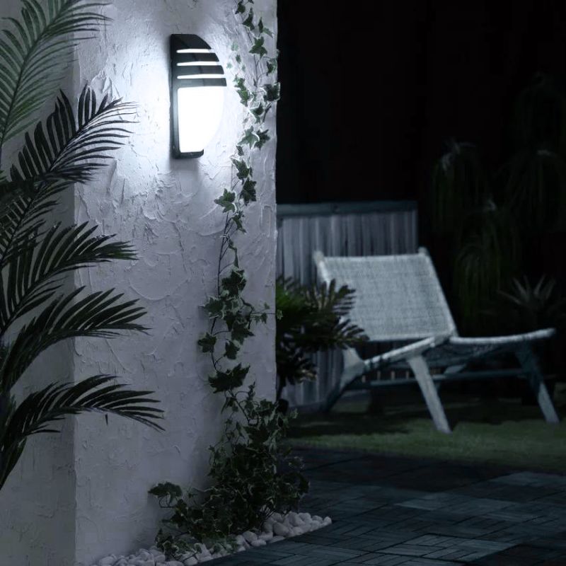APPLIQUE LED LYON 8W 345 X 120MM NOIRE 6500K