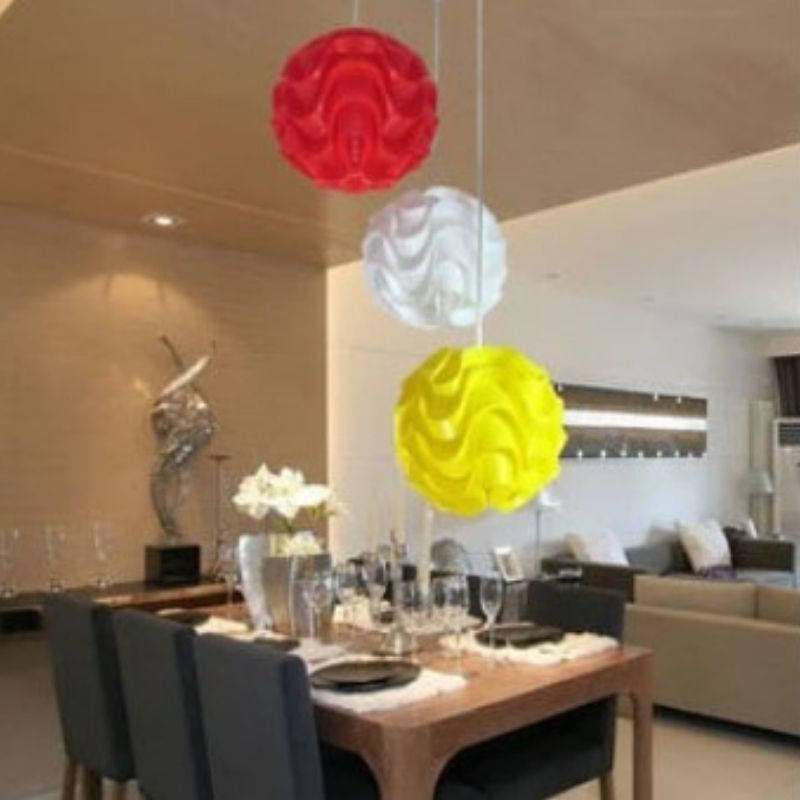 SUSPENSION EN PLASTIQUE AMSTERDAM E27 ROUGE