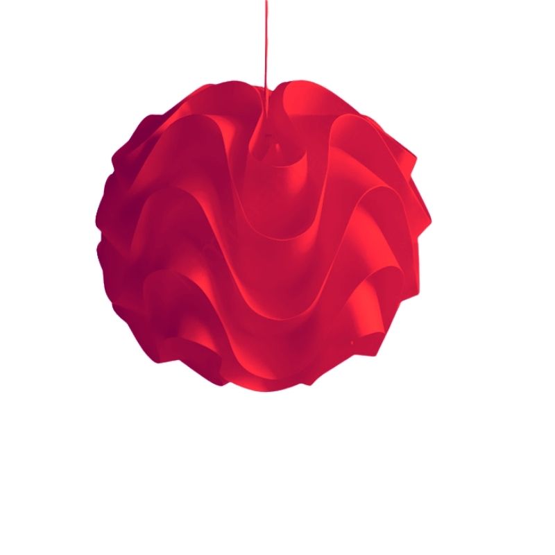 SUSPENSION EN PLASTIQUE AMSTERDAM E27 ROUGE