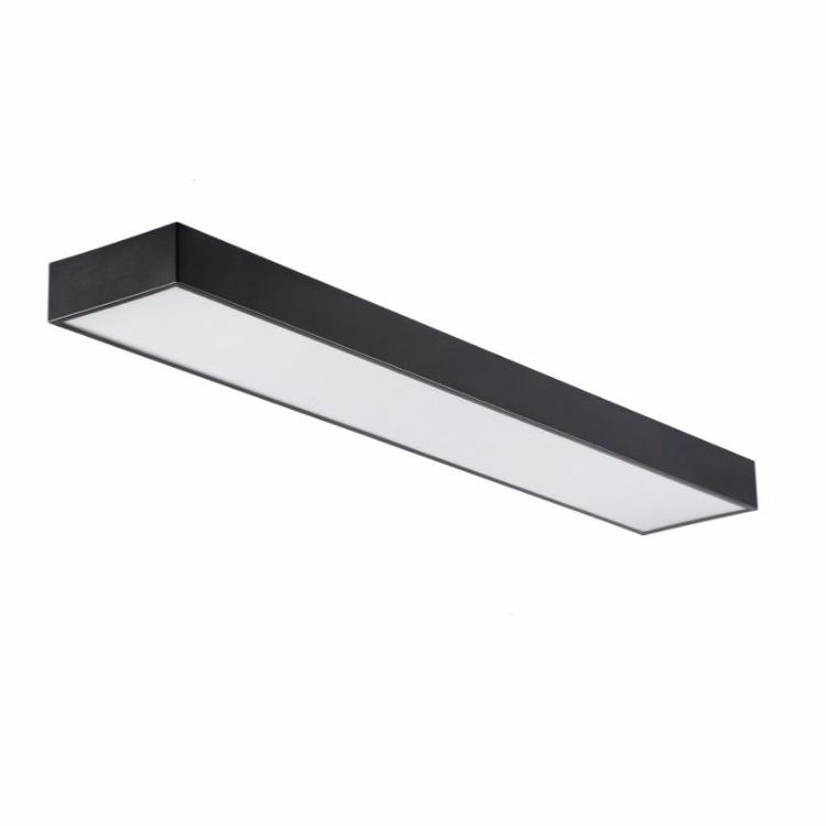 REGLETTE INDUSTRIEL SLIM LED 18W NOIRE  