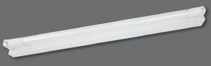 REGLETTE STANDARD LARGE AVEC TUBE T8 1X9W FERRI 