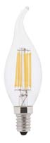 LAMPE LED FLAMME CRISTAL 4W COB EN VERRE E14 6400K (BLANCHE) 