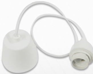 SUSPENSION PLASTIQUE NADOR BLANCHE 