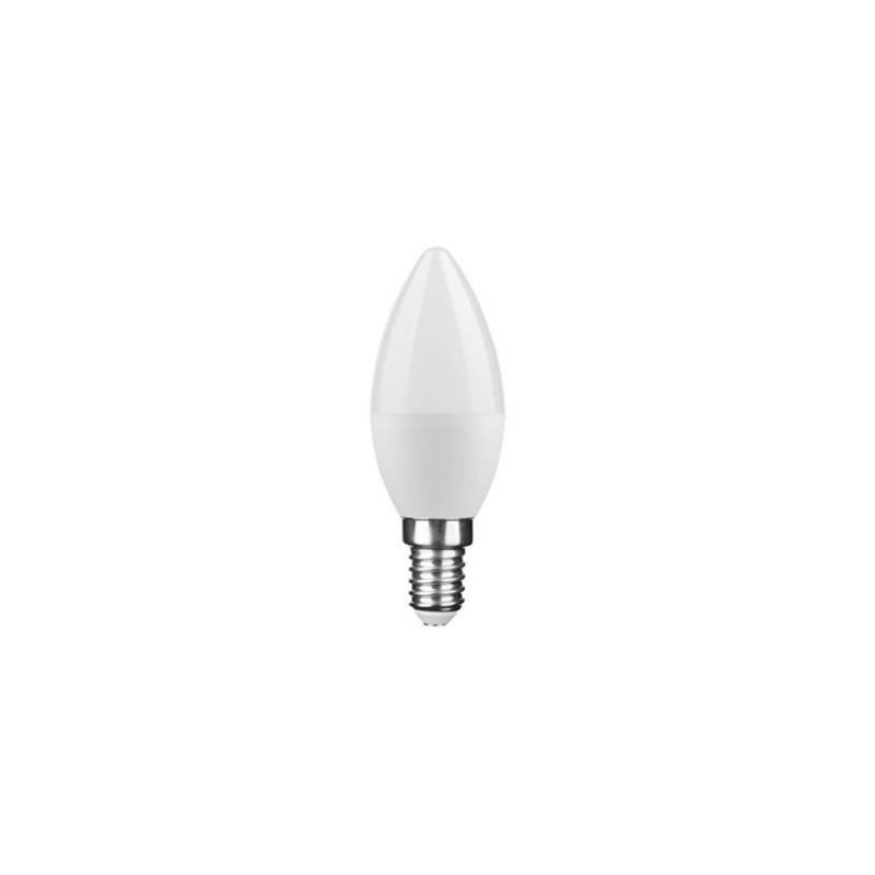 LAMPE LED C37 6W SABLE  E27 4000K FERRI 