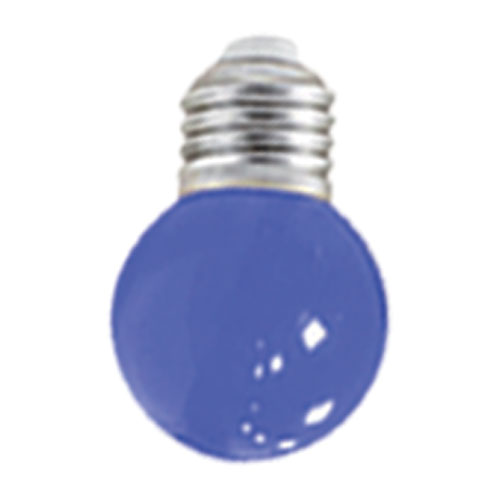 LAMPE G45 LED COULEUR 1W E27 BLEU 