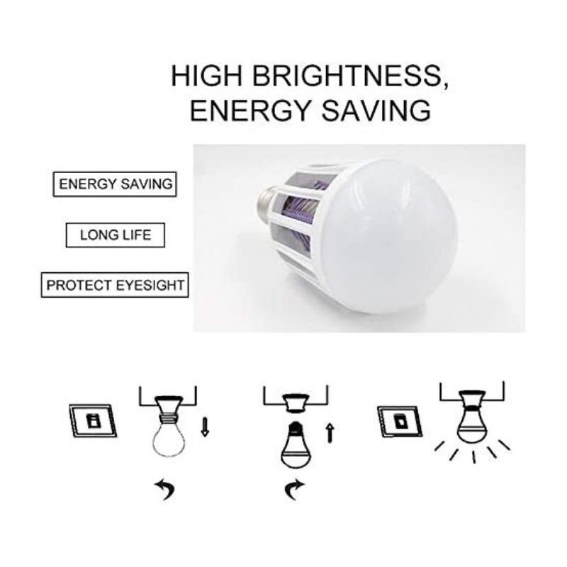 LAMPE ANTI MOUSTIQUES 9W E27