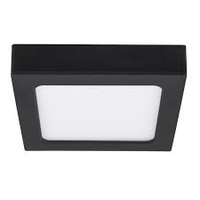 PANEL APPARENT NOIRE LED CARRE 6W SMD 6500K 