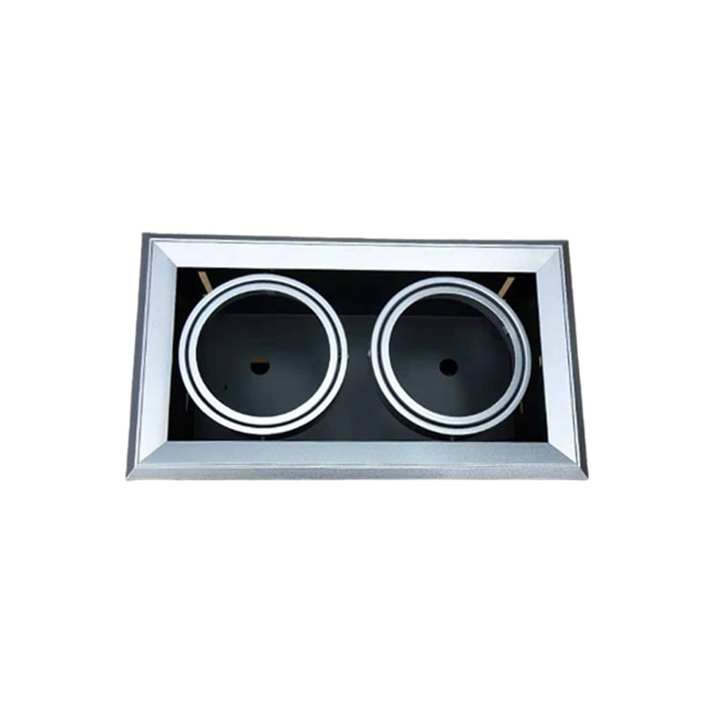 SPOT ARGENT MAYA ENCASTRABLE DOUBLE AR111 