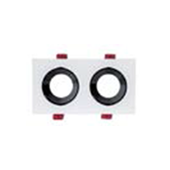 SPOT ALBA DOUBLE BLANC / ROSE GOLD MR16 