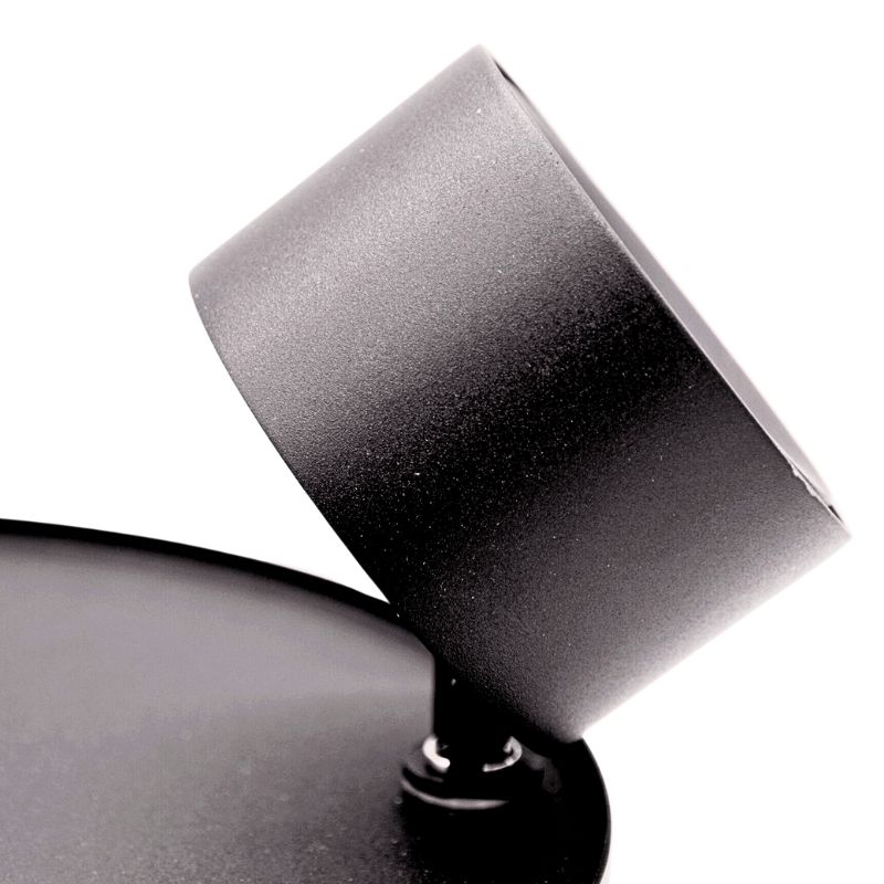 SPOT LED CAM NOIR ROND 12W*3R 6500K