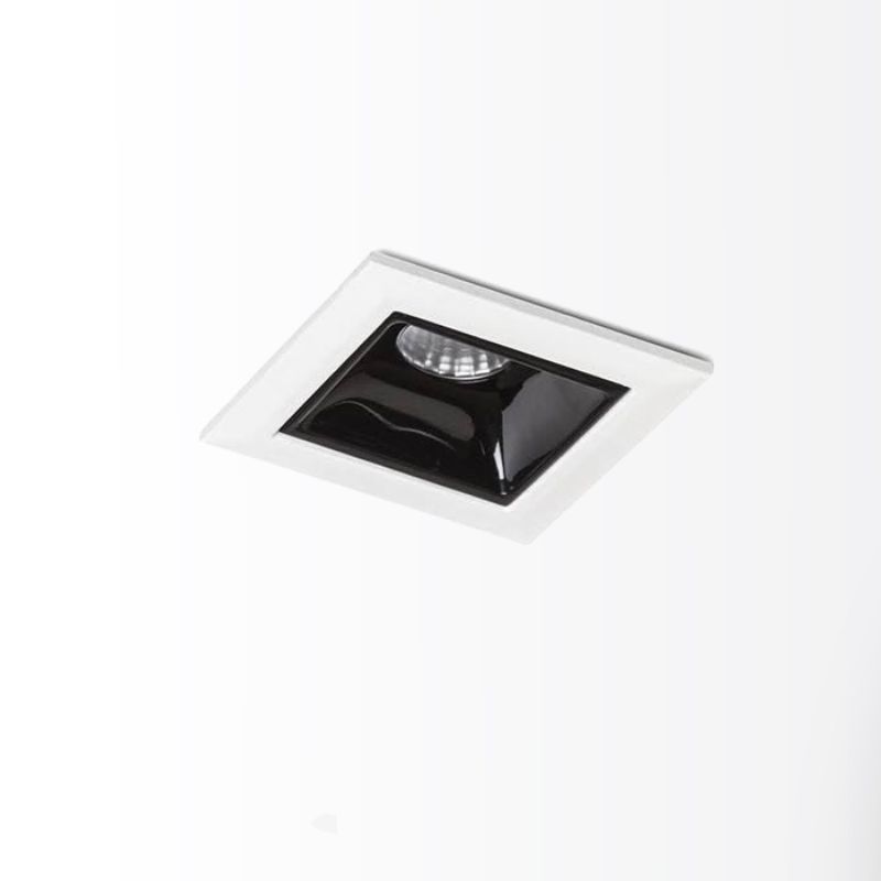 SPOT LED ENCASTRE SIENNE BLANC / NOIR 2W 4000K 45*45*H50MM