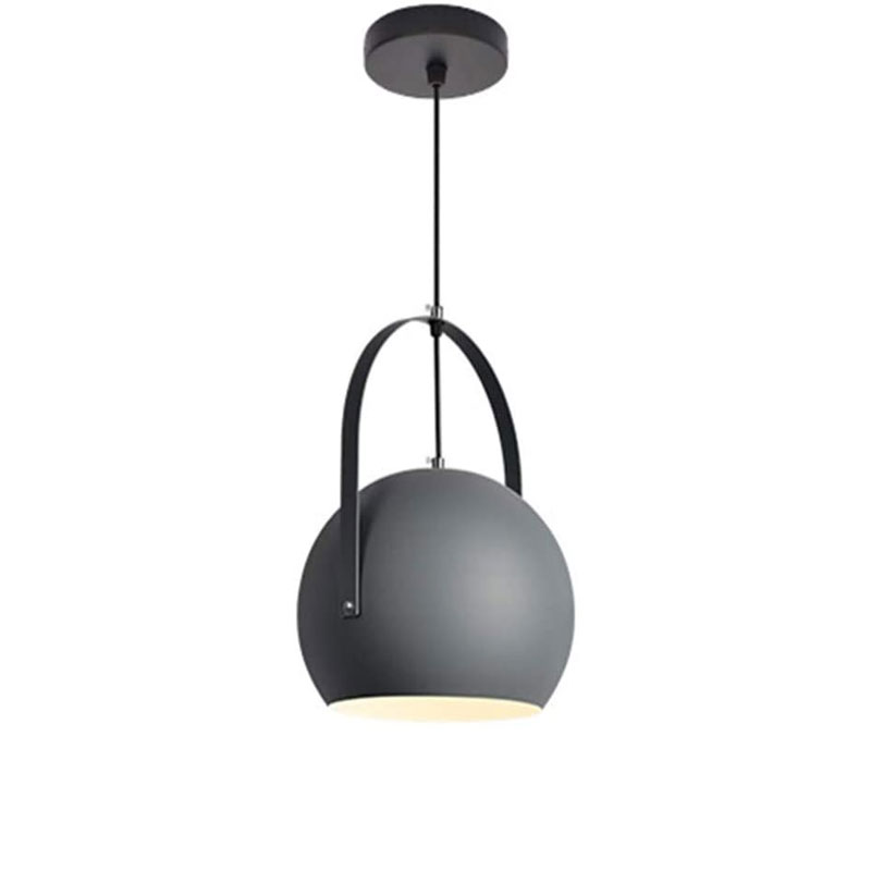 SUSPENSION KARLA GRISE 200X200 MM E27 
