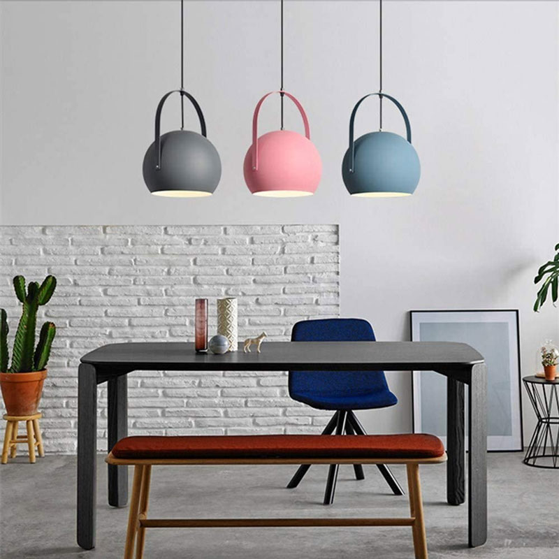 SUSPENSION KARLA GRISE 200X200 MM E27