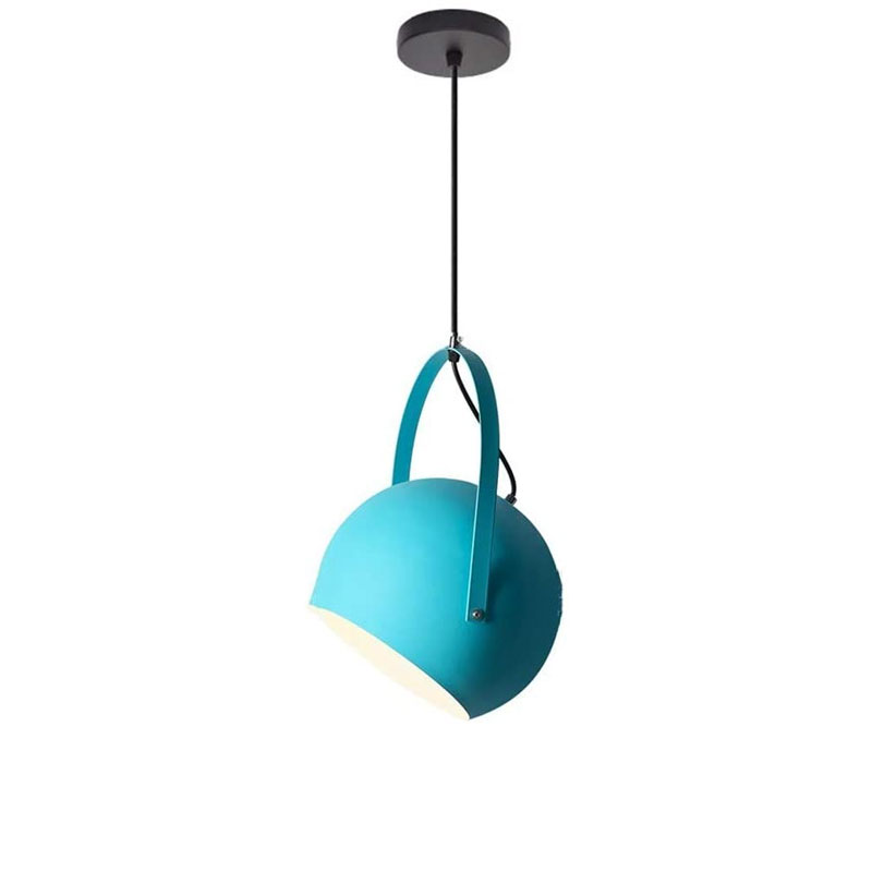 SUSPENSION KARLA BLEU CIEL 200X200 MM E27