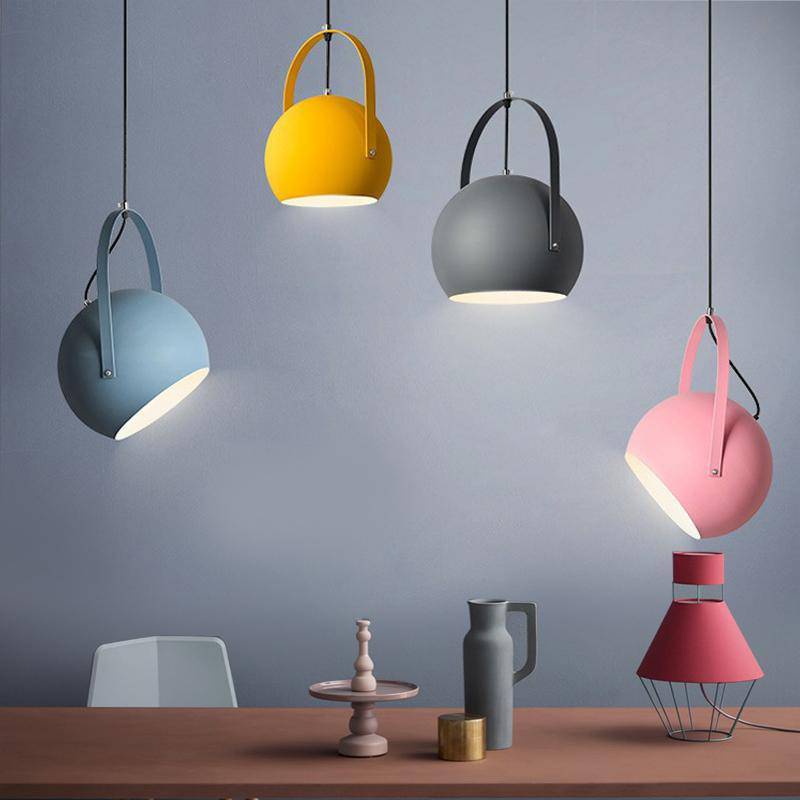 SUSPENSION KARLA BLEU CIEL 200X200 MM E27