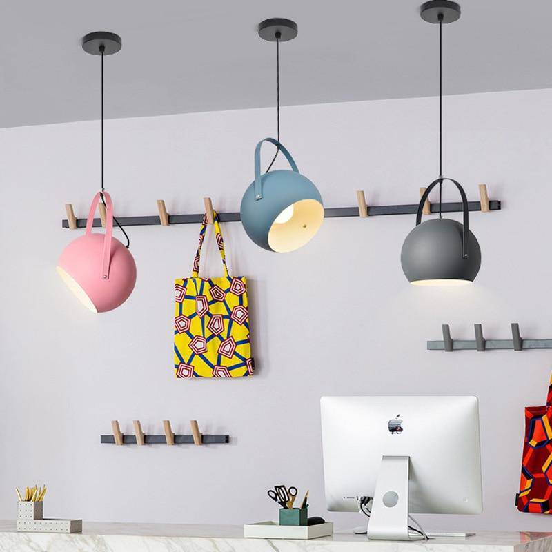SUSPENSION KARLA BLEU CIEL 200X200 MM E27