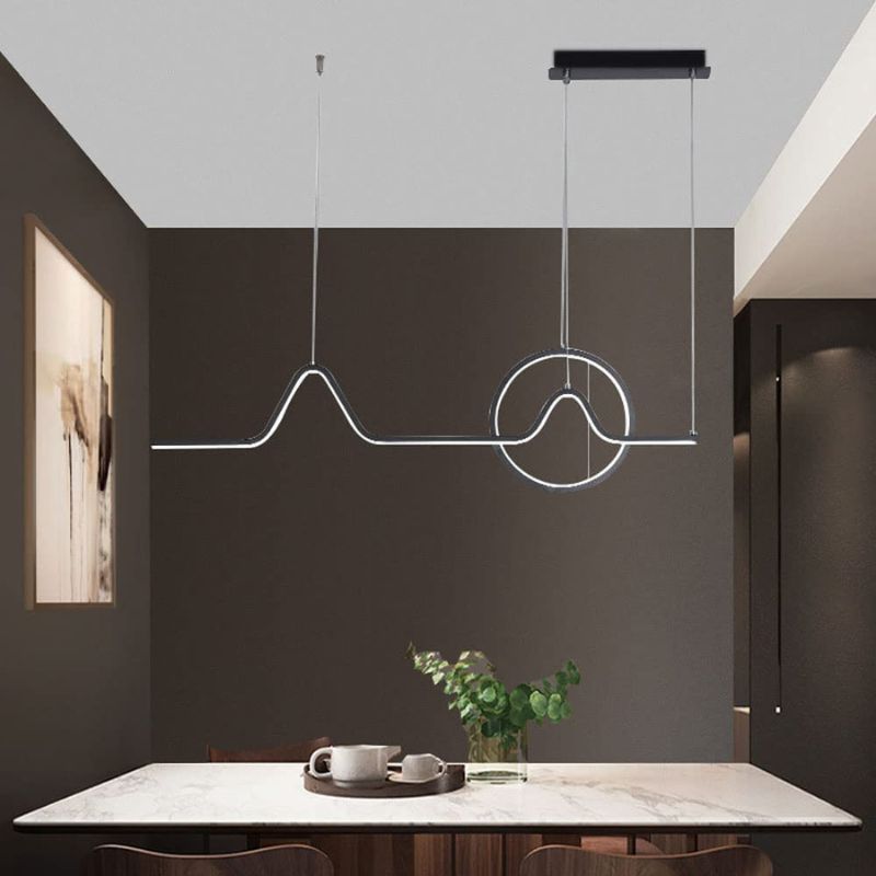 SUSPENSION LED BELLA  NOIRE 900*300MM 40W X3