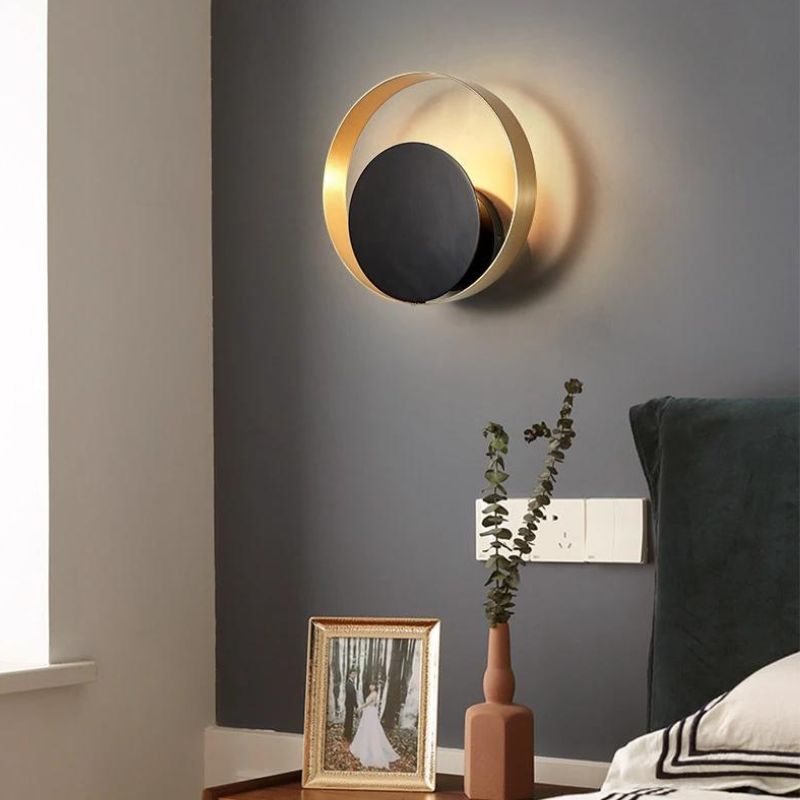 APPLIQUE ECLIPSE NOIRE / DOREE 260*260MM G9*1