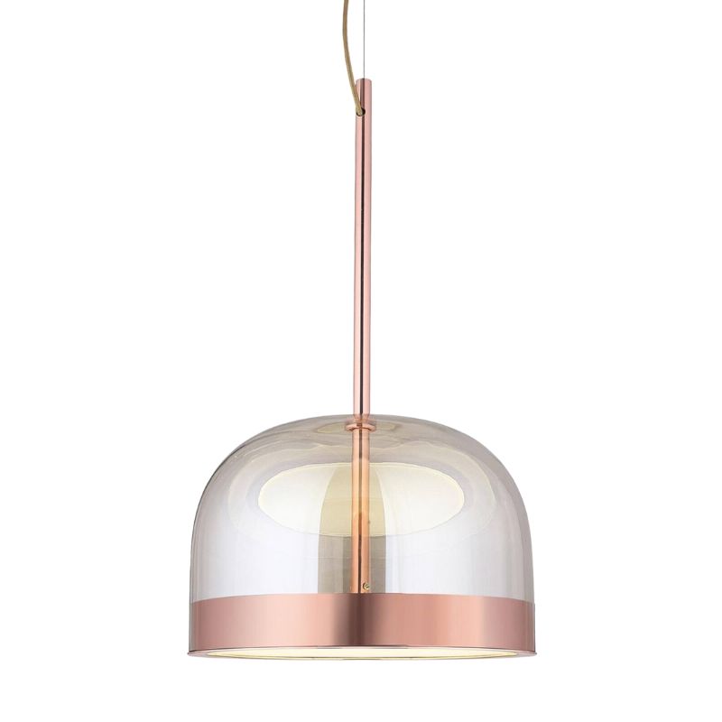 SUSPENSION LED YALISA ROSE GOLD 360*620MM 2*12W 3000K