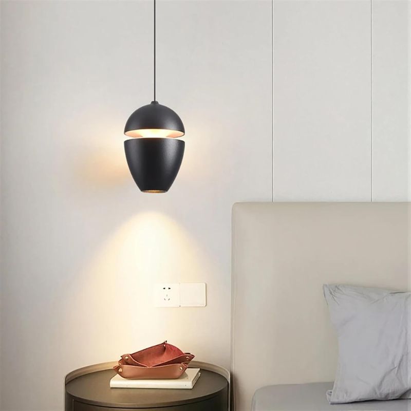 SUSPENSION LUSK NOIRE 80*120 MM 5+2W 3000K