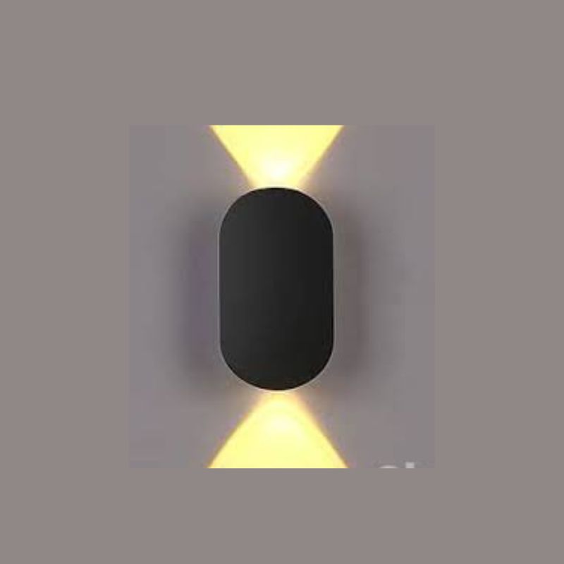 APPLIQUE MURALE LED OVALO NOIRE 2*1W 3000K  IP54 