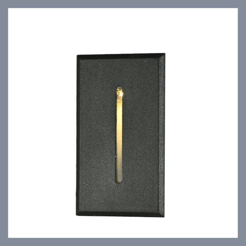 BALISAGE LED YORKA RECTANGULAIRE NOIRE 2W 4000K  IP54 