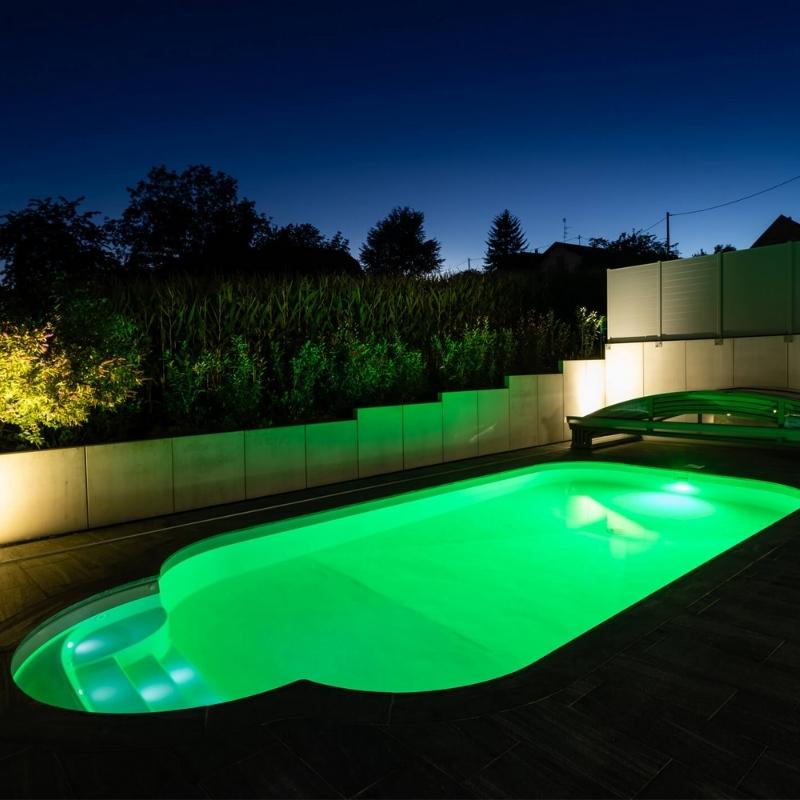 PROJECTEUR PISCINE LED 6W 12V  RGB IP68