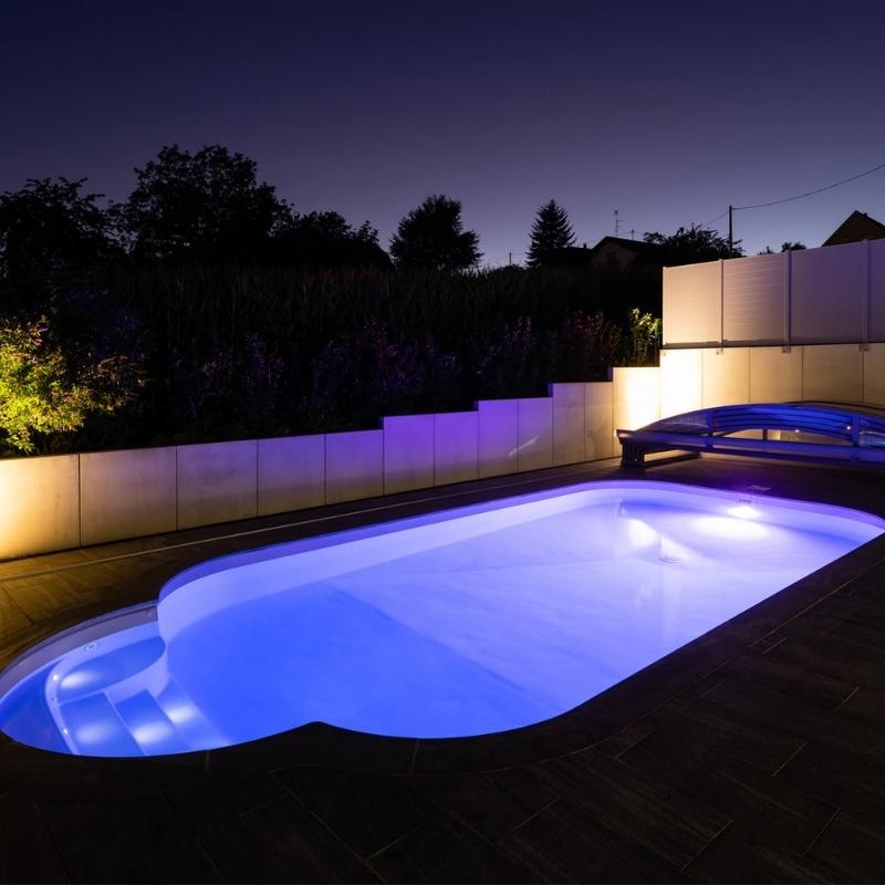PROJECTEUR PISCINE LED 6W 12V  RGB IP68