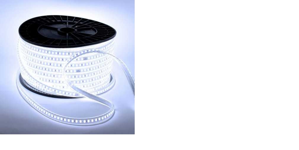RUBAN LED 8 MM SMD 5050 BLANC 100MT (485950) 8W/MT