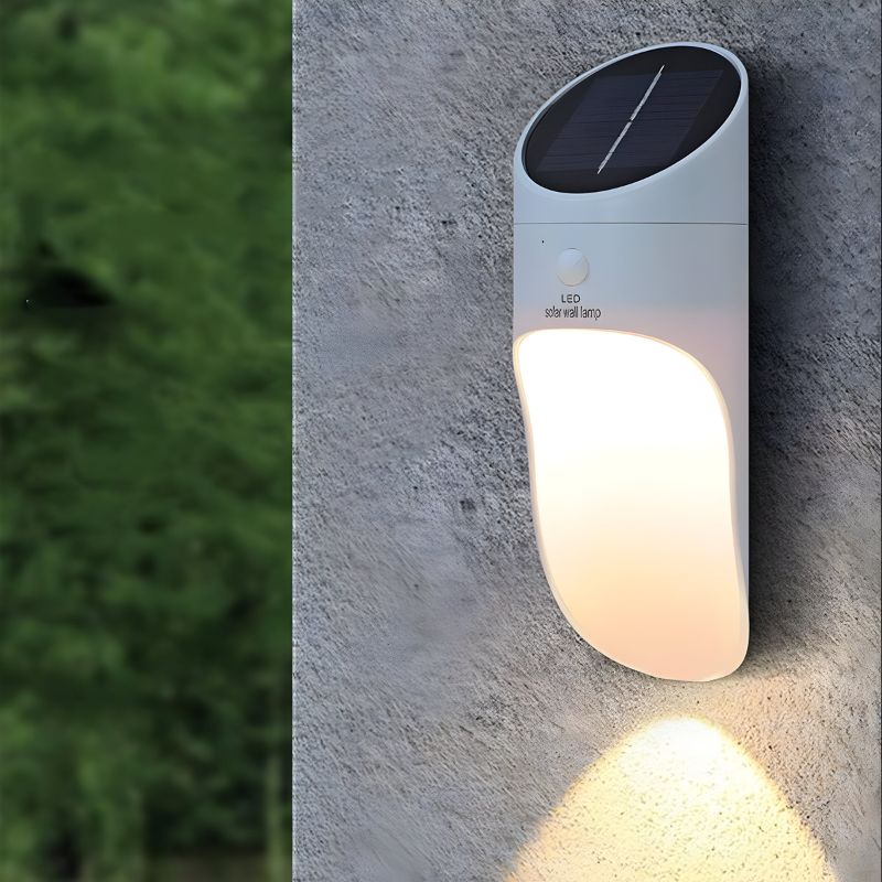 APPLIQUE SOLAIRE LED AVEC DETECTEUR 6500K BLANC 
