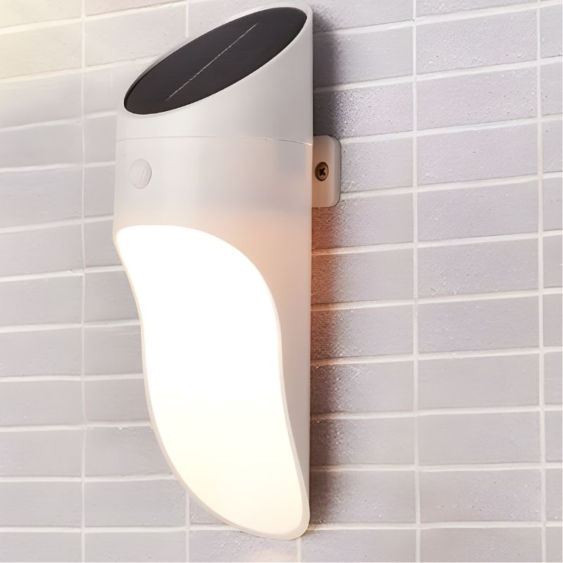 APPLIQUE SOLAIRE LED AVEC DETECTEUR 6500K BLANC