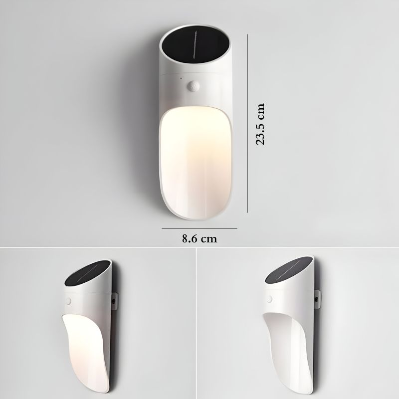 APPLIQUE SOLAIRE LED AVEC DETECTEUR 6500K BLANC