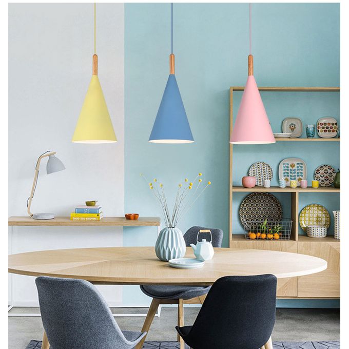 SUSPENSION ENTONNOIR 185*400 MM_BLEU