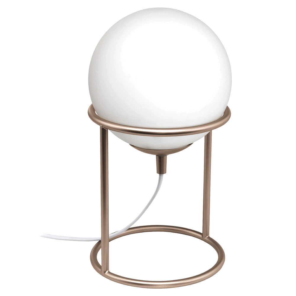 LAMPE DE TABLE PLATINA DOREE 150X260 MM E27