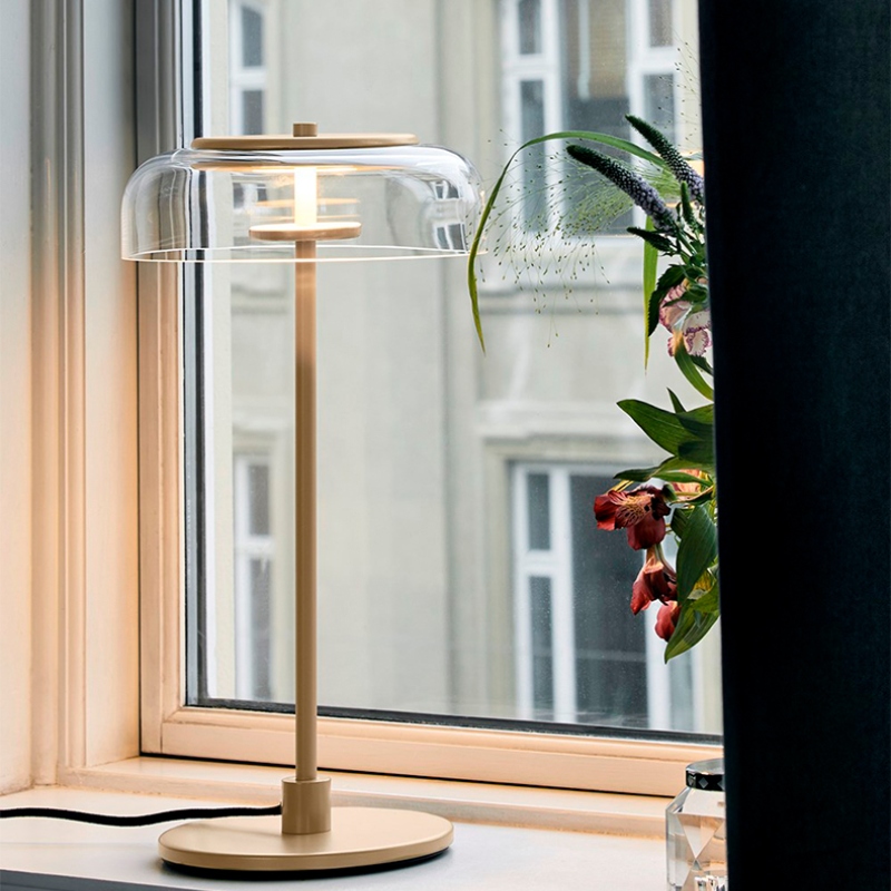 LAMPE DE TABLE LED SILA TRANSPARENTE 230*470 MM 6W 3000K 