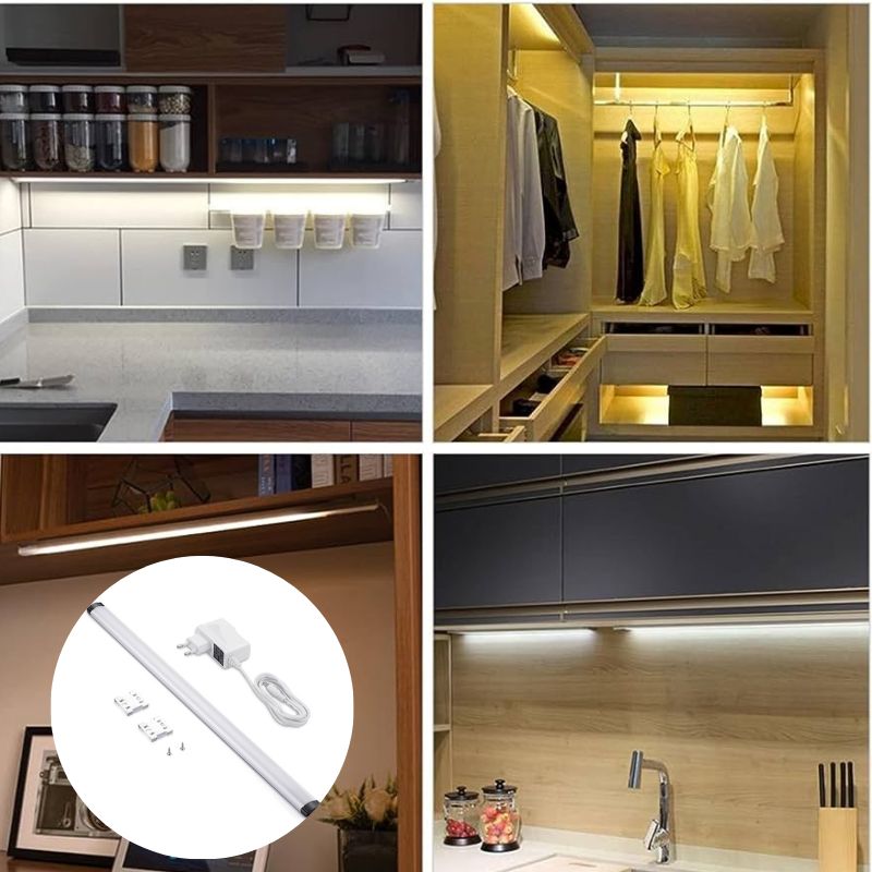 LAMPE DE PLACARD AVEC DETECTEUR DE MOUVEMENT 5W 3000K 12V 300*25*9 MM 