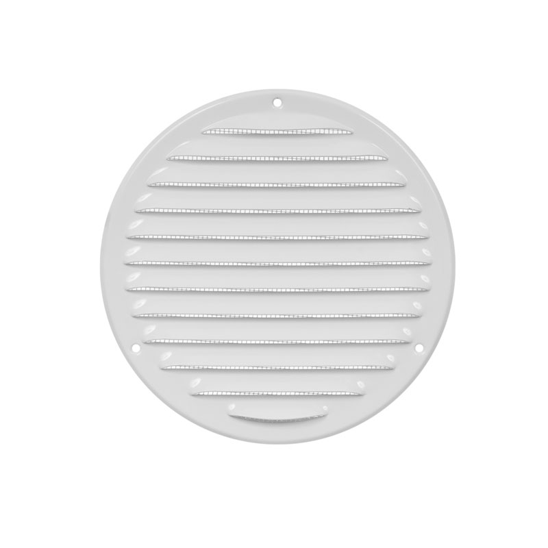 GRILLE EN METAL BLANCHE, Ø160MM MR160 EU 
