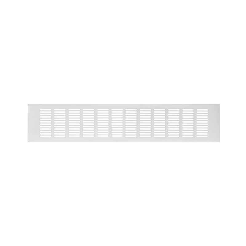 GRILLE EN ALUMINIUM BLANCHE, 100X500MM RA1050 EU 