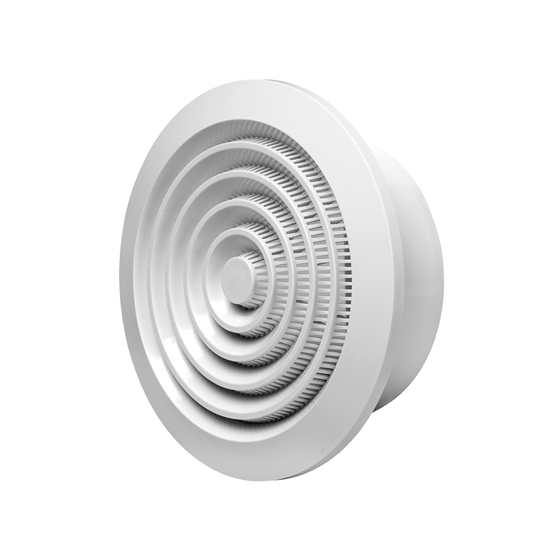GRILLE DE VENTILATION EN PLASTIQUE BLANCHE, Ø125MM, PLAFOND NGA125 EU 