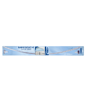 BARRE DE DOUCHE ET BAIGNOIRE DE COIN INOX 140/200CM (B200) 8013 