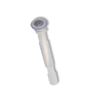 SIPHON 10*10 CARRE EN PLASTIQUE A/COUVERCLE INOX (EU) TA5202