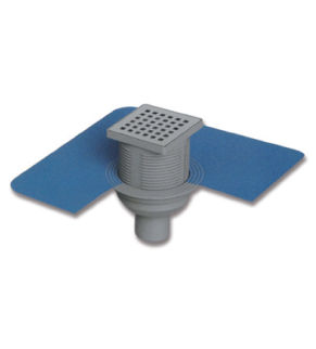 SIPHON 15*15 DROIT DIAM 50 AVEC MEMBRANE EN TEXTILE TR 5018.TA050.15.1