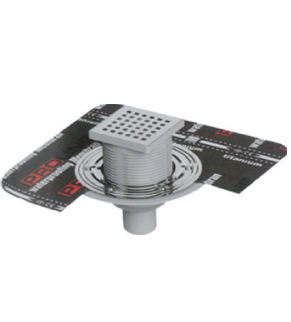 SIPHON 10*10 DROIT DIAM 50 AVEC MEMBRANE EN GOUDRON TR 5021.MA050.10.1