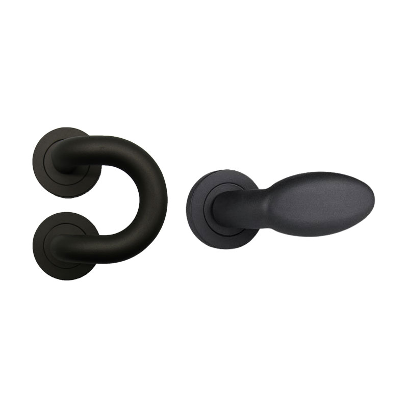 BEQUILLE SUR ROSACE NOIR GRAND PALIERE GAUCHE 432L 